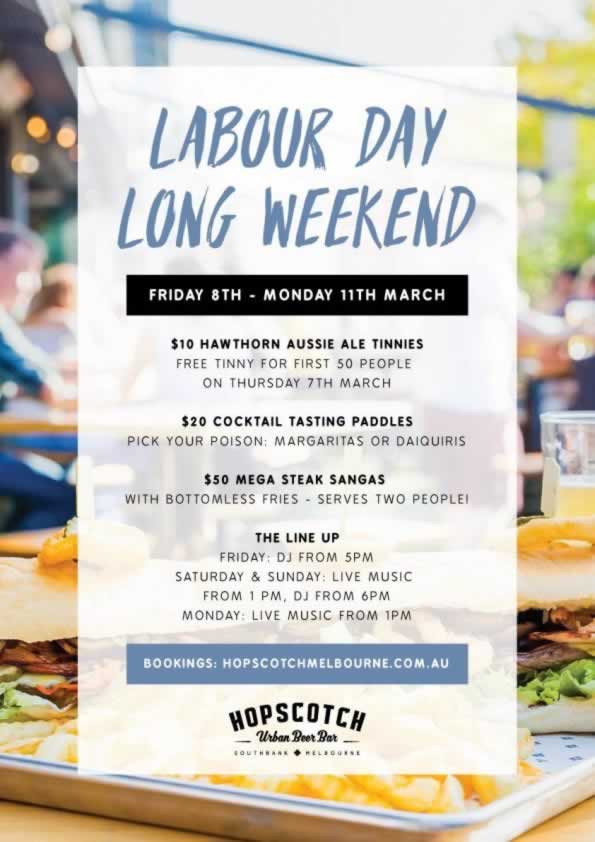 Labour Day Melbourne long weekend ideas and events