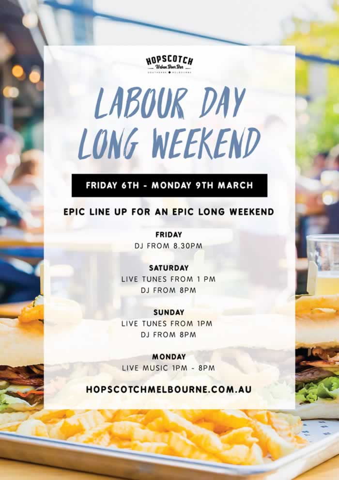 Labour Day Melbourne long weekend ideas and events